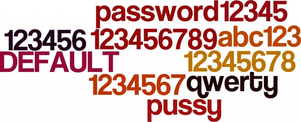 Popular passwords of Ashley Madison users