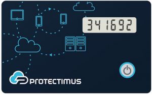 OTP token Protectimus Slim NFC for two step authentication