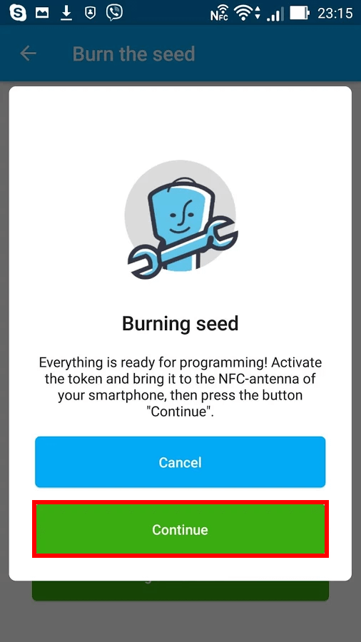 How to Enable Facebook 2FA with Protectimus Slim NFC - Protectimus TOTP Burner app