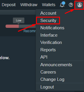 How to Enable Bitfinex 2FA with Protectimus Slim NFC