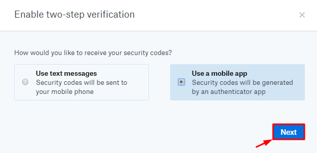 How to Enable Dropbox 2FA with Protectimus Slim NFC