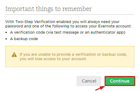 How to Enable Evernote 2FA with Protectimus Slim NFC