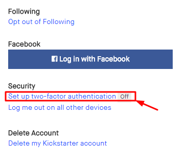 How to Enable Kickstarter 2FA with Protectimus Slim NFC