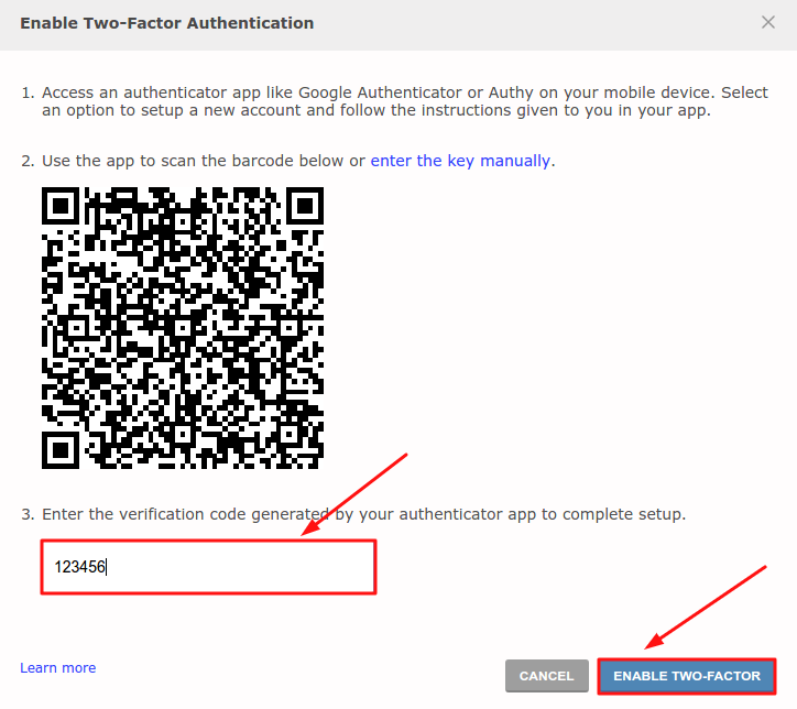 2-factor authentication on Redit - enable two-factor