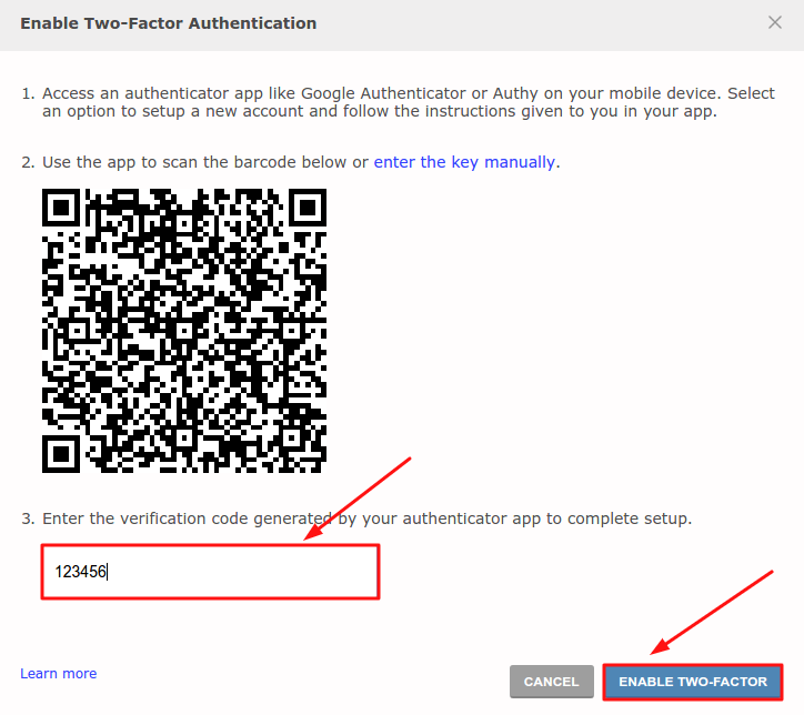 2 factor authentication on Redit enable two factor