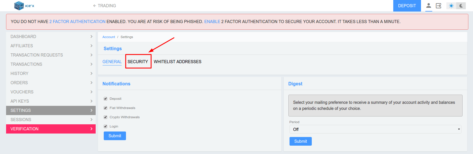 2 factor authentication in ICE3X setup with hardware TOTP token Protectimus Slim NFC