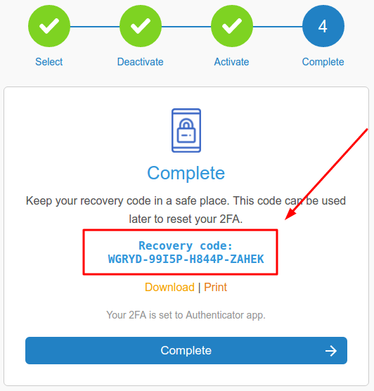 LiteBit 2FA with a hardware token Protectimus Slim NFC setup guide Step 11