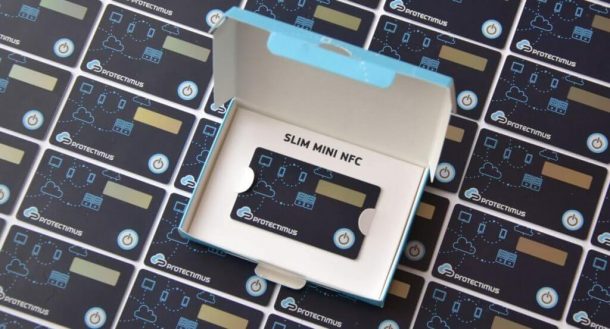 Hardware OTP token Protectimus Slim NFC perfect for remote work security