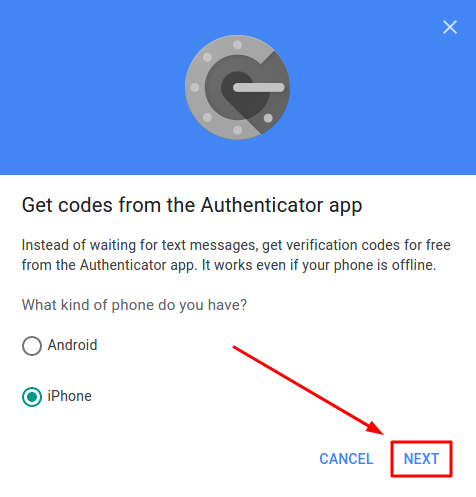 Google authenticator not working iphone