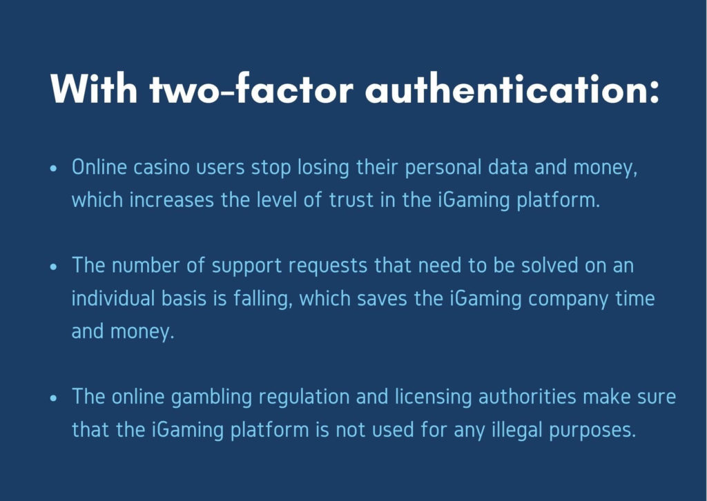 Why two-factor authentication is mandatory in online gambling
