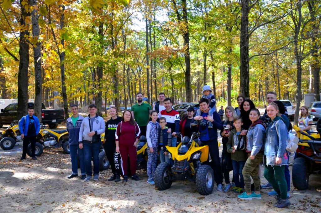 Quad biking