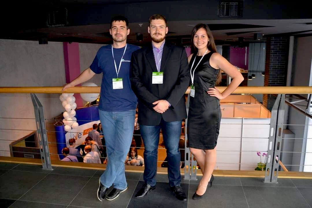 Protectimus team on the conference