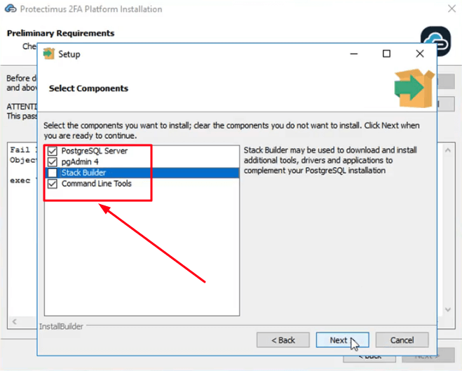 How to install the Protectimus On-Premise Two-Factor AUthentication Platform on Windows - step 6