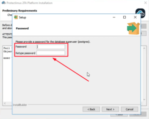 How to install the Protectimus On-Premise Two-Factor AUthentication Platform on Windows - step 8