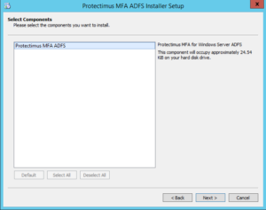 How to set up ADFS two-factor authentication with Protectimus - step 2