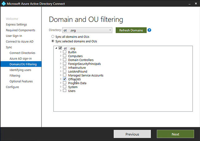 Office 365 two-factor authentication setup with Protectimus - step 2