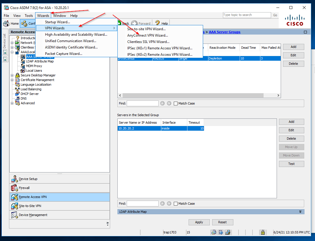 Cisco AnyConnect two-factor authentication setup - step 3