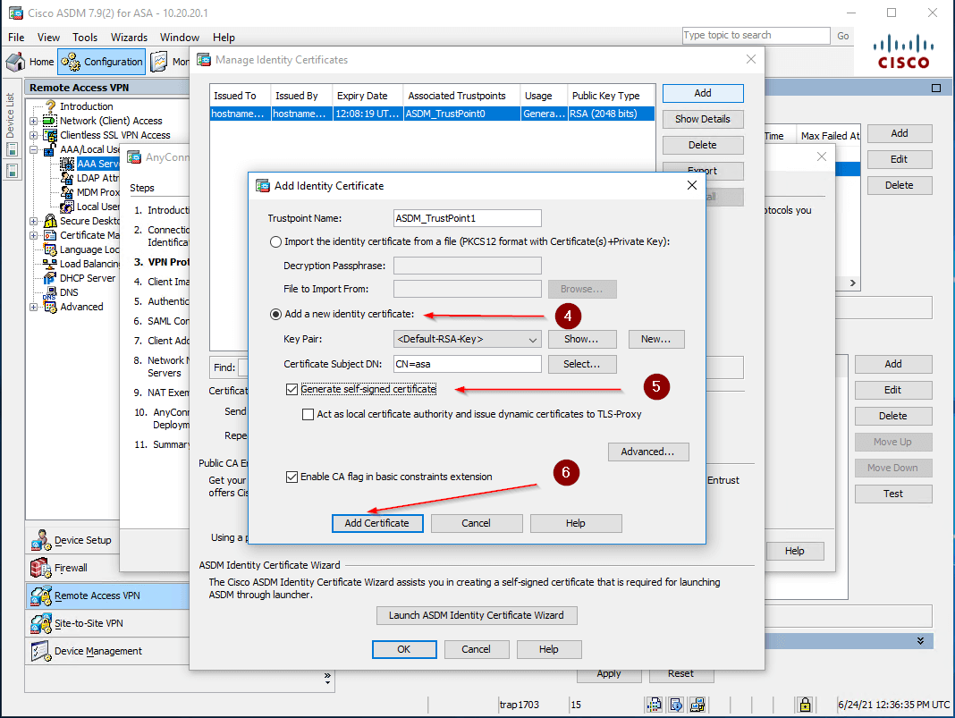 Cisco AnyConnect two-factor authentication setup - step 8