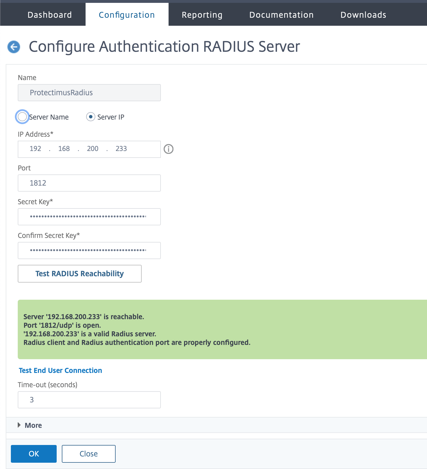 Citrix Gateway multi-factor authentication setup - step 4