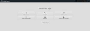 User Interaction with the Protectimus Users' Self-Service Portal - step 2