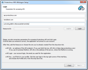 Protectimus Winlogon installation - step 3