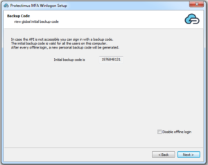 Protectimus Winlogon installation - step 6