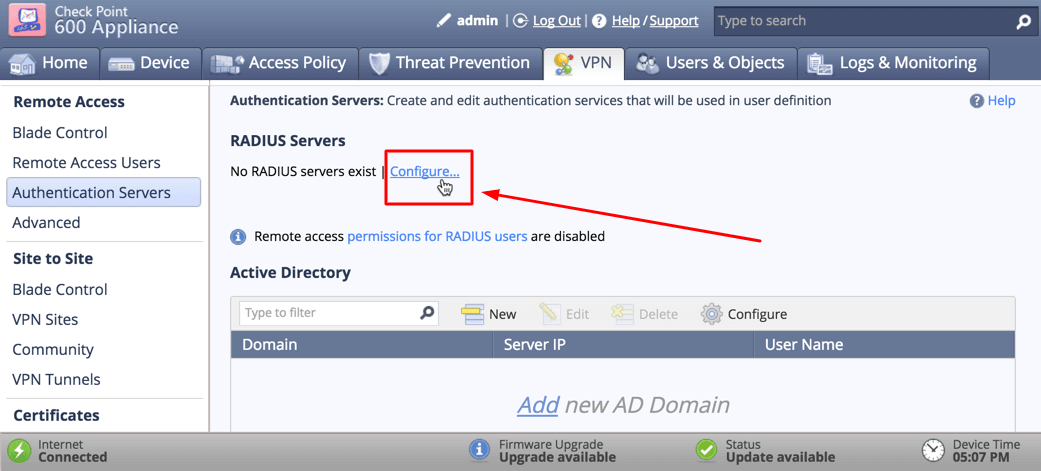 Check Point VPN 2FA Setup  - step 3