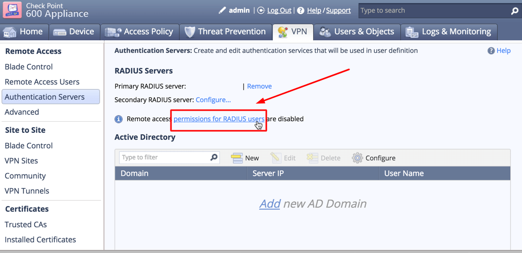 Check Point VPN 2FA Setup  - step 6