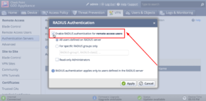Check Point VPN 2FA Setup - step 7