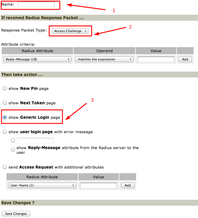 Juniper VPN 2FA setup via RADIUS - Step 2