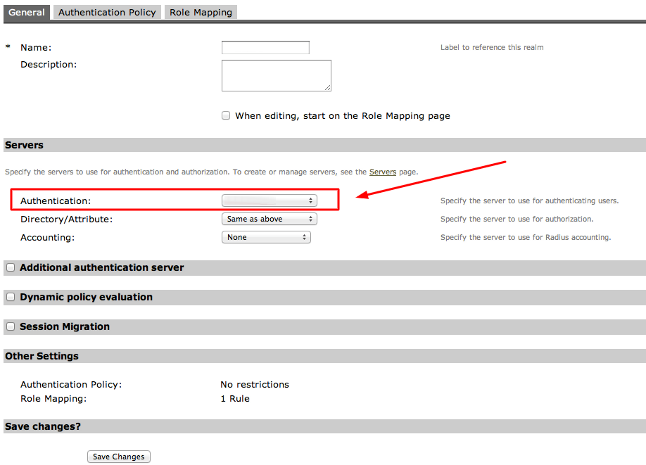 Juniper VPN 2FA setup via RADIUS - Step 3