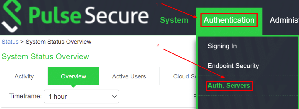 How to set up 2FA/MFA for Pulse Connect Secure SSL VPN - step 2