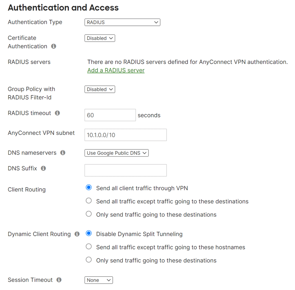  Cisco Meraki Client VPN two-factor authentication (2FA) setup - Step 2