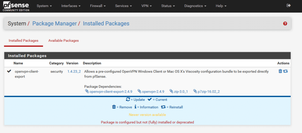 PfSense OpenVPN two-factor authentication setup - step 1