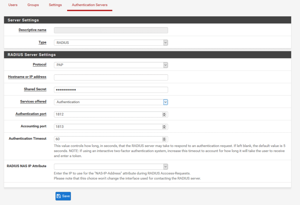 PfSense OpenVPN multi-factor authentication setup - step 3