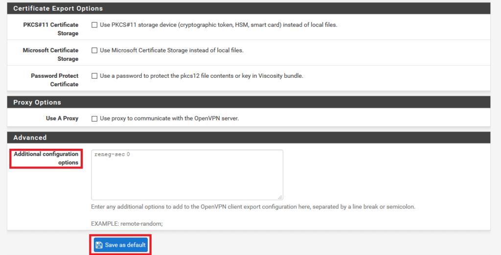 PfSense OpenVPN 2FA setup - step 6