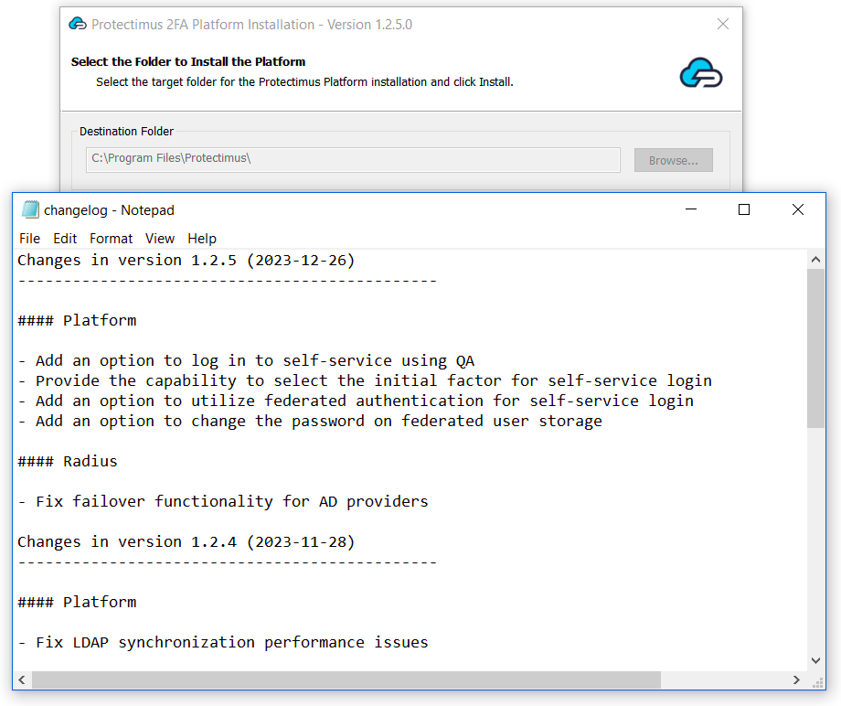 Install the new version of the Protectimus On-Premise Platform - Step 7