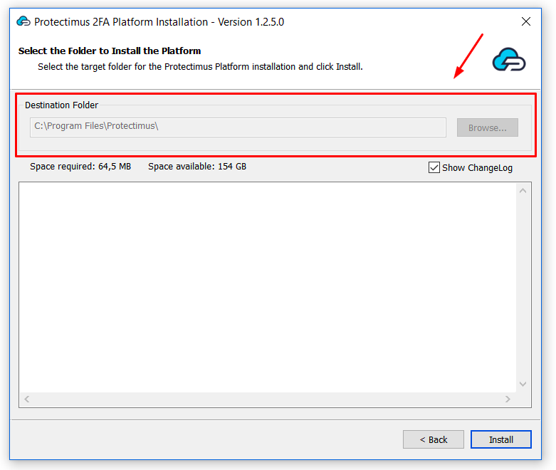 Install the new version of the Protectimus On-Premise Platform - Step 6