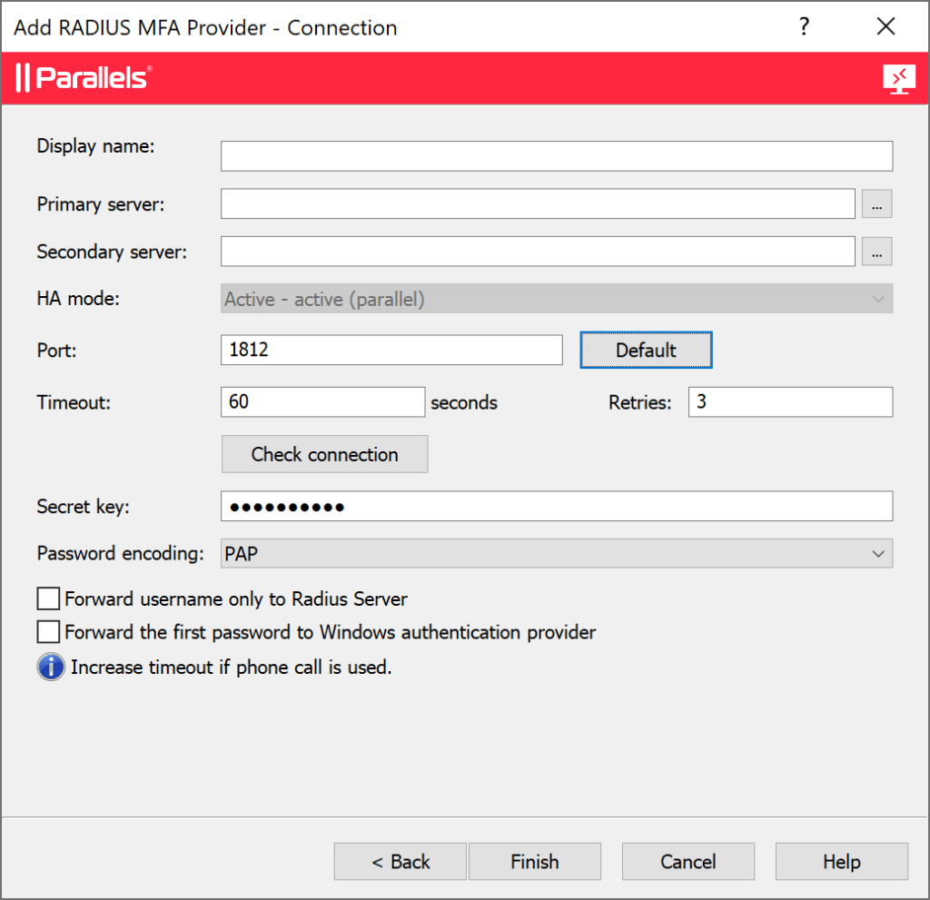 Enabling Two-Factor Authentication (2FA) for Parallels RAS - Step 3