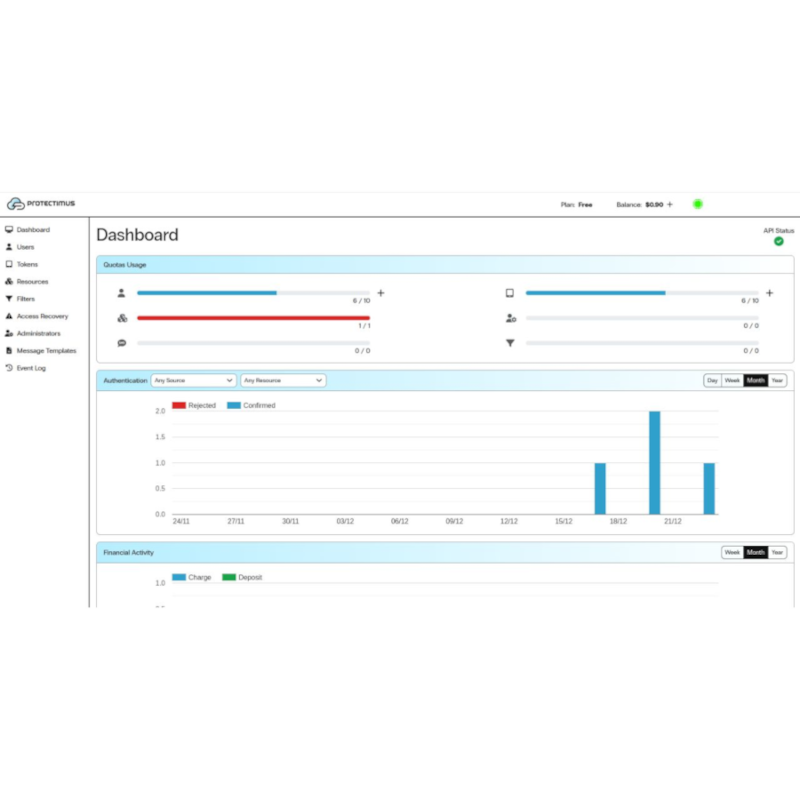 Protectimus Cloud MFA Service Update